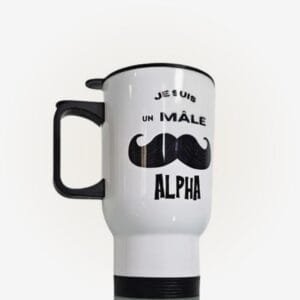 Mug humour " je suis un mal alpha "