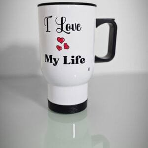 Mug isotherme personnalisé - I Love My Life
