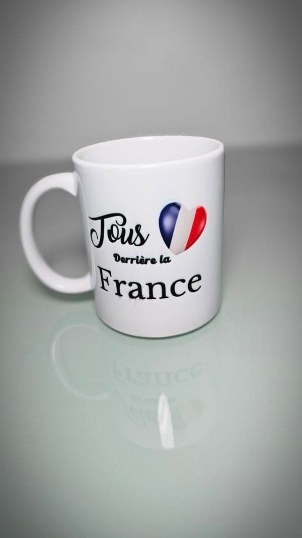 Mug en céramique - Tous Derrière La France