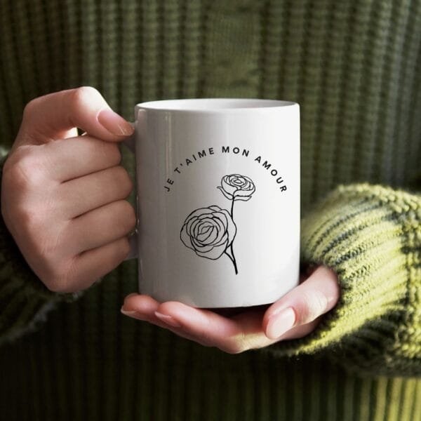 Mug personnalisé - Roses d’Amour