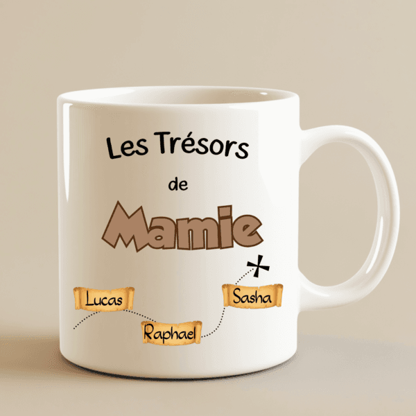 Mug Personnalisable avec Prénoms et Photos - Cadeau Unique pour Grands-Parents – Image 3