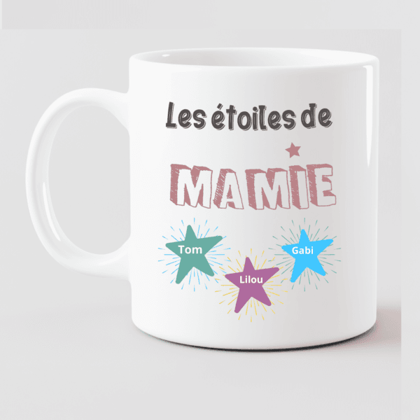 Mug personnalisé "Les étoiles de Mamie" – Image 5