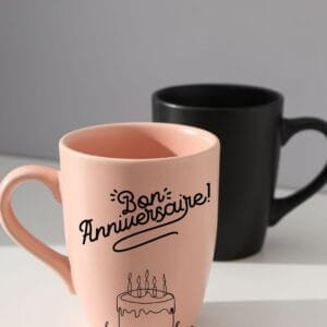 Mug personnalisé "Bon Anniversaire"