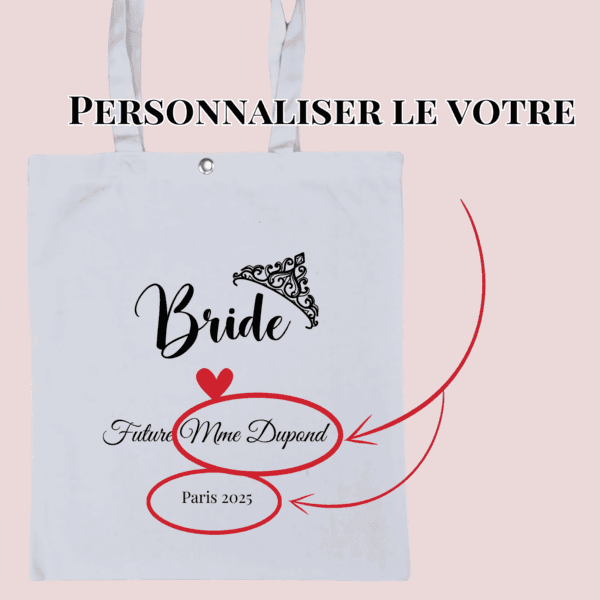 Sac EVJF pour future mariée et invitées