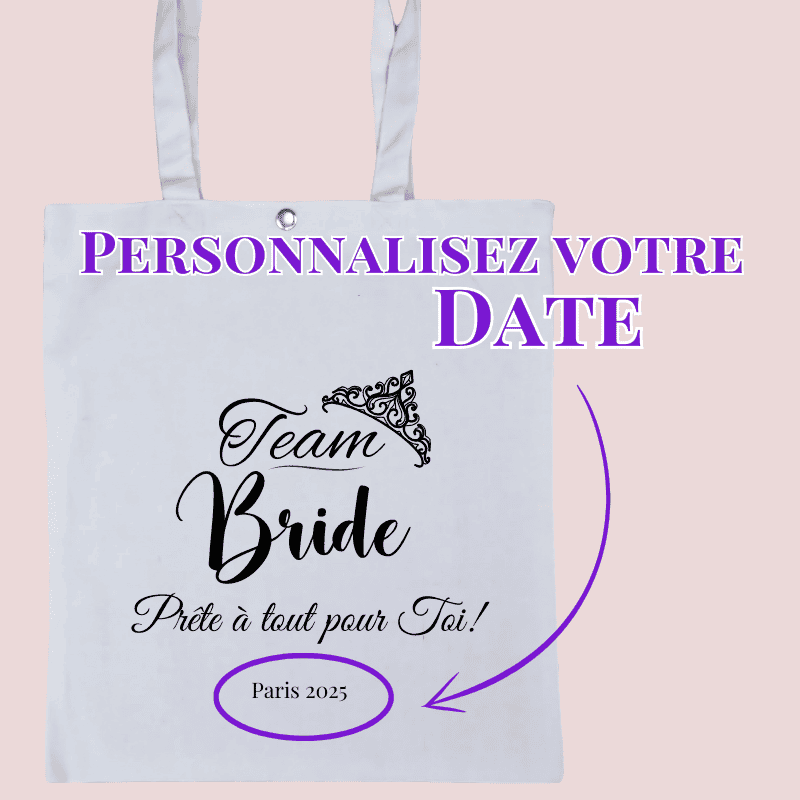 Tote bag EVJF pas cher
