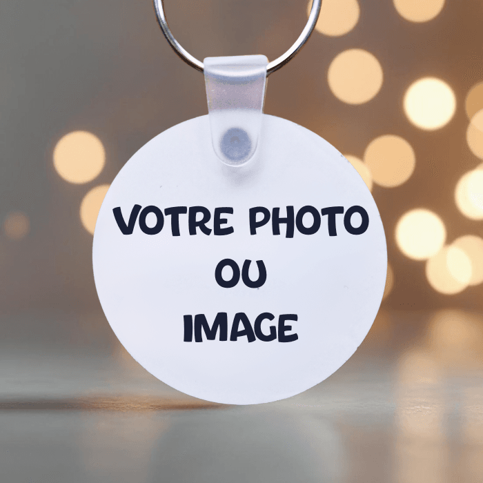 Porte-clés personnalisé photo