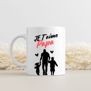 Mug personnalisé "Papa et ses enfants"