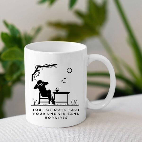 Mug personnalisé - Vie Sans Horaires