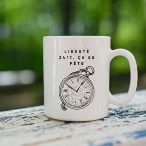Mug personnalisé - Liberté 24/7