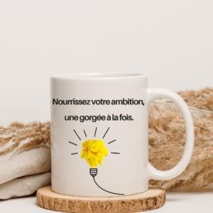 Mug personnalisé - Ambition à Chaque Gorgée