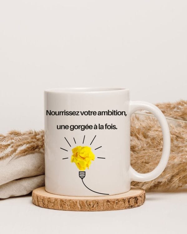 Mug personnalisé - Ambition à Chaque Gorgée