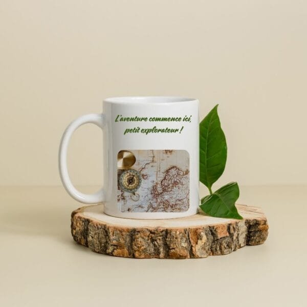 Mug Anniversaire Enfant - Joyeux Anniversaire, Petit Explorateur !