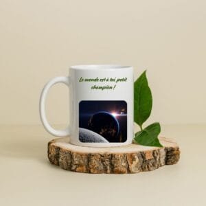 Mug Anniversaire Enfant - Le Monde Est à Toi !