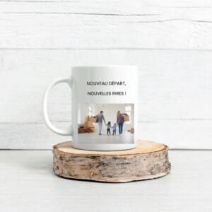Mug Crémaillère - Nouveau Départ, Nouvelles Rires