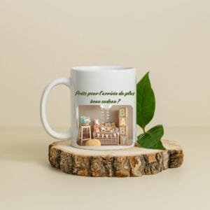 Mug céramique personnalisé - Célébration de bébé