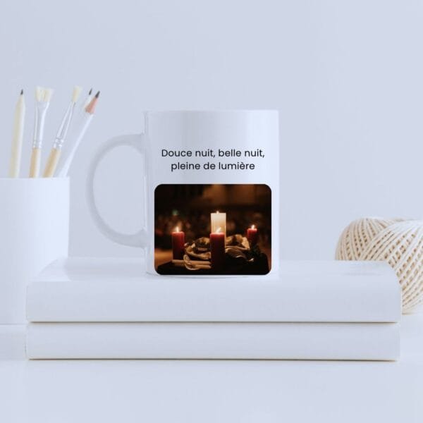 Mug céramique personnalisé - Douce nuit de Noël