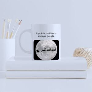 Mug céramique personnalisé - Esprit festif