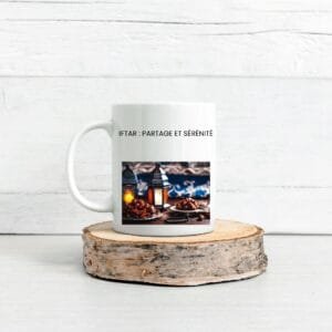 Mug céramique personnalisé - Iftar en famille