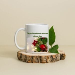 Mug céramique personnalisé - Joie partagée