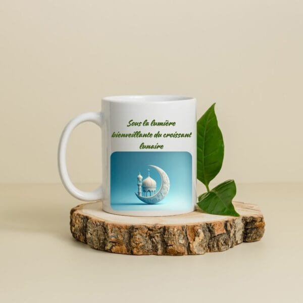 Mug céramique personnalisé - Lumière du Croissant Lunaire