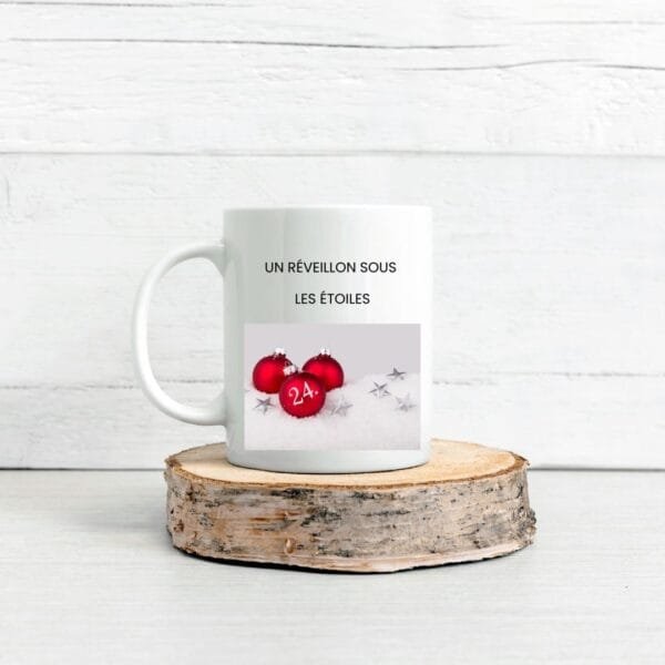 Mug céramique personnalisé - Douce nuit de Noël