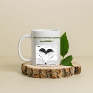Mug céramique personnalisé - Merci pour ces moments !
