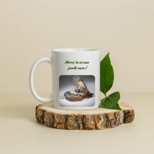 Mug céramique personnalisé - Merci, tu es une perle
