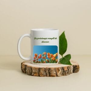 Mug céramique personnalisé - Printemps et renouveau