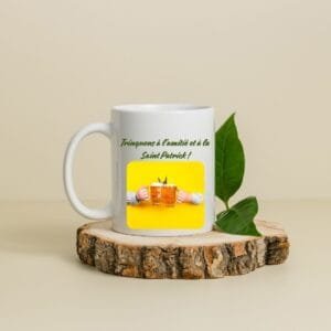 Mug céramique personnalisé - Trinquer à l’amitié
