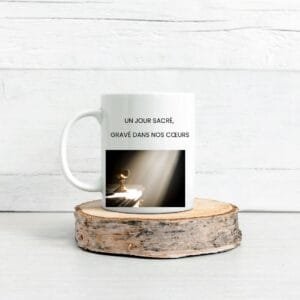 Mug céramique personnalisé - Un jour sacré